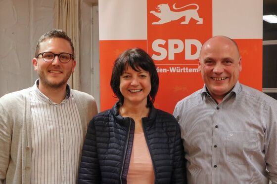 v.l.n.r. Patrick Wegener, Caroline Vermeulen, Daniel Born MdL