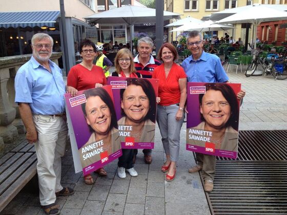 Wahlkampfteam mit Annette Foto: spd kün